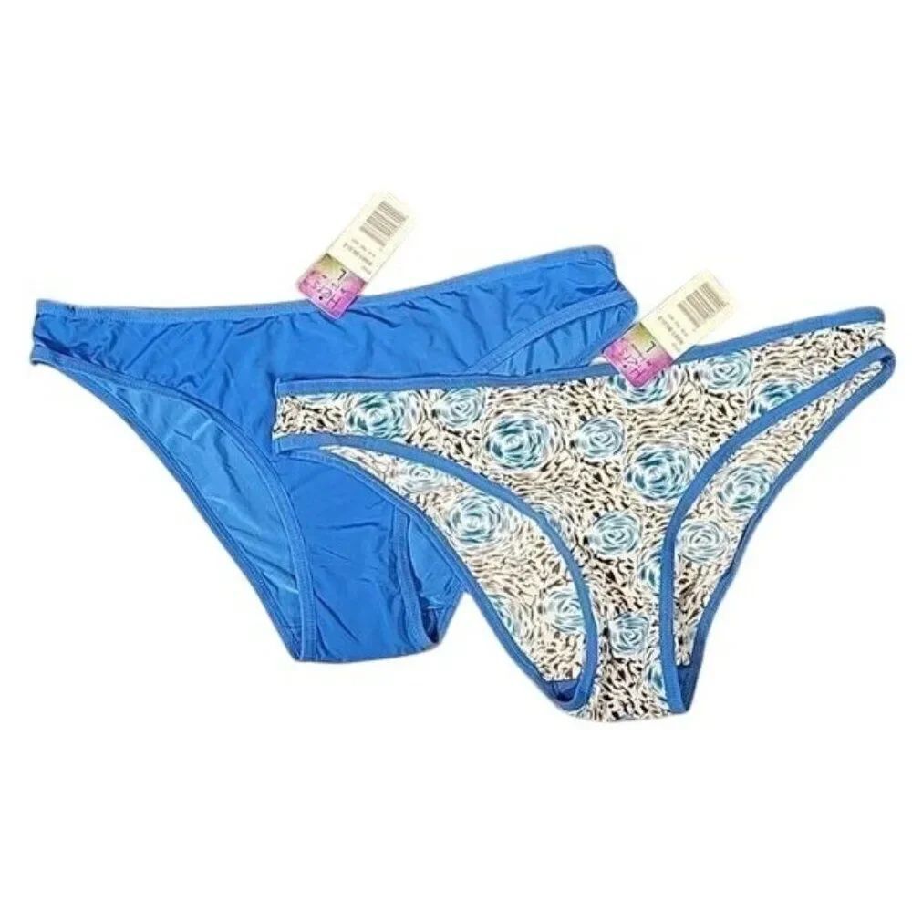 Hers by Herman Solid/Multi Panties 2Pc Sz L